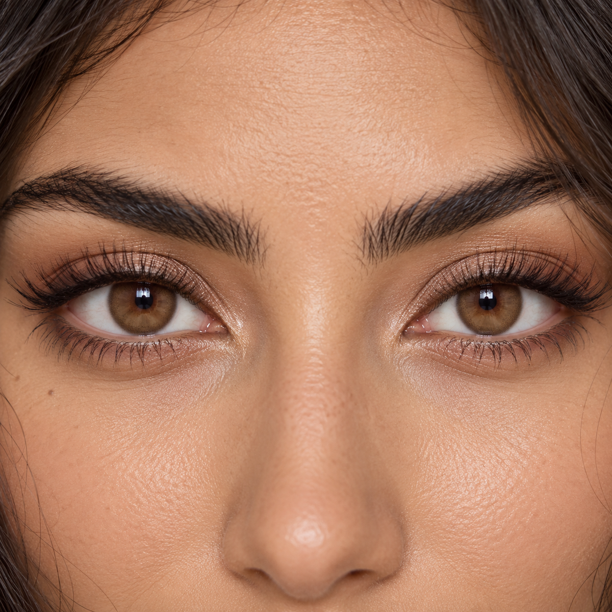 Rainy Mood Hazel Colored Contact Lenses