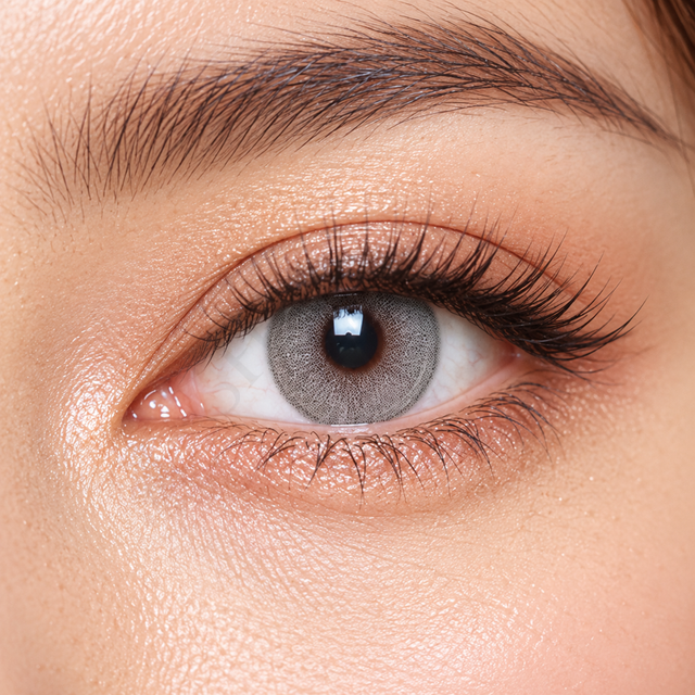 Pearl Gray Colored Contact Lenses